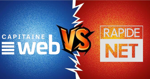 Capitaine Web vs Rapidenet: comparatif complet 2025