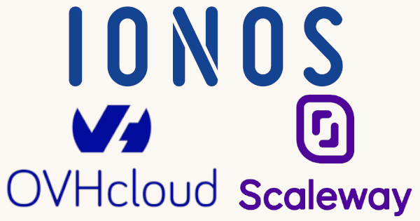 OVH, Scaleway et IONOS font les mêmes calculs